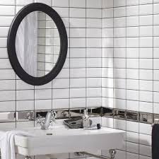Carrelage Mural Metro Artens En Faience Blanc 7 5 X 15 Cm Carrelage Metro Blanc Relooker Salle De Bain Carrelage Salle De Bain