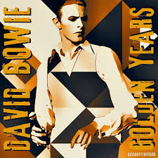 David Bowie Golden Years By Art Above The Couch David Bowie Tribute David Bowie Art David Bowie