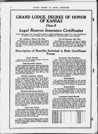 Maybe you would like to learn more about one of these? Kansas Degree Of Honor Messenger From Winfield Kansas On July 1 1931 8