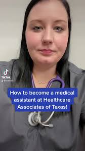 Alexandra, one of our amazing medical assistants, explains the steps she  took to become an MA at Healthcare Associates of Texas. We are hiring MAs  at several locations: ...