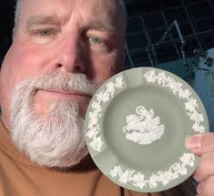 Wedgwood Jasperware Sage Green Ash Tray