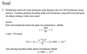 Sebab di dalamnya memuat bentuk bentuk standar soal psikotes yang dipakai sebagai standar ujian psikotes di pemerintahan, bumn. Pengertian Asumsi Rumus Contoh Soal Distribusi Poisson Share28s
