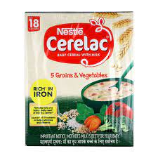 Buy Nestle Cerelac Stage 5 18 Months Powder 5 Grains Vegetables Refill Pack 300 Gm Online At Best Price Baby And Infant Supplements
