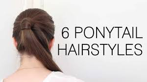 See more ideas about hairstyle, hair styles, hair cuts. 6 Quick And Easy Ponytail Hairstyles For School Simple Craft Ideas