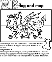 The coat of arms of the principality of wales is a coat of arms used by the prince of wales. Wales Coloring Page Crayola Com