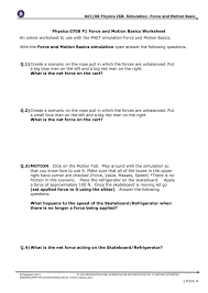 Force table and vector addition. 27 Forces And Motion Worksheet Free Worksheet Spreadsheet