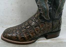 We sell domestically and internationally. Dan Post Everglades Caiman Boots Off 53