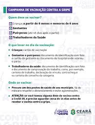 Novos desenvolvimentos no calendário de vacinação estão relacionados às vacinações contra hepatite a, hepatite b, vírus do papiloma e infecções pneumocócicas. Vacina Da Gripe 2021 Grupos Da 1Âª Fase Devem Buscar Postos De Saude Ate 10 De Maio Governo Do Estado Do Ceara
