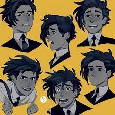 Drawing Hairstyles For Your Characters Drawing On Demand Cartoon Hair Cartoon Drawings Character Design Male