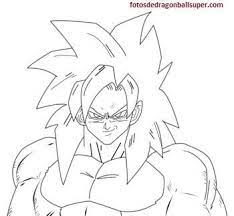 Dibujos Para Colorear Goku Super Saiyan 4 De Dragon Ball Gt Paperblog Dibujo De Goku Dibujos Goku Super Saiyan