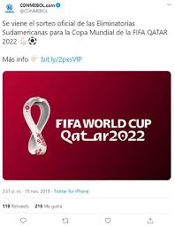 (fotos/video) perú cayó goleado ante colombia y quedó último en las clasificatorias. Eliminatorias Qatar 2022 Conmebol Anuncia Fecha Del Sorteo Para El Fixture Nczd Futbol Peruano El Bocon