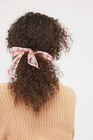 Sheer Scarf Curly Hair Accessories Hair Styles Hair Dyed Underneath
