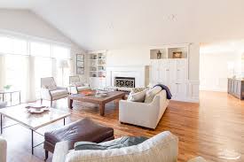 Living Room Remodel Tulsa Ok Sherwin Williams Natural Tan Walls White Heron Trim Whi Transitional Living Room Design Living Room Remodel Room Renovation