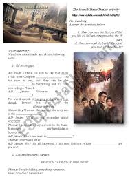The scorch trials starring nathalie emmanuel, katherine mcnamara, dylan o'brien and aidan gillen, right now on fan reviews! Maze Runner The Scorch Trials Trailer Activity Esl Worksheet By Kras9