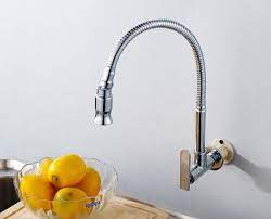 In Wall Mounted Kitchen Faucet Brass Cold Water Kitchen Sink Faucet Tap With Flexible Spout Fre Kitchen Faucet Kitchen Faucet With Sprayer Kitchen Sink Faucets