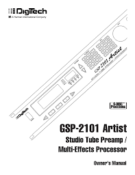Digitech Midi Implementation Owner S Manual Manualzz Com