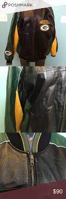 Nfl Leather Packers Jacket Jackets Clothes Design Genuine Leather Jackets