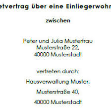 If you find another person willing to take over gev lease, you may terminate your rental agreement hev mietvertrag to the termination date. Mietvertrag Einliegerwohnung Hier Zum Download