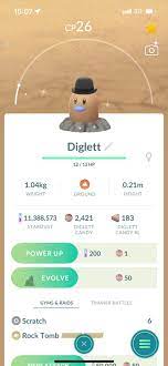 Shiny diglett with hat : r/TheSilphRoad