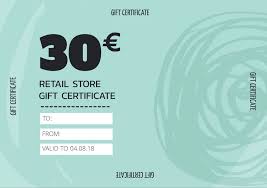 create personalized gift certificate