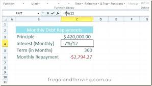 Excel Loan Calculator Formula Image Titled Calculate A Monthly ...