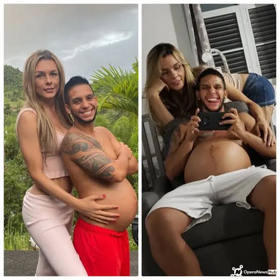 Colombian Model Shares pictures of her Eight months Pregnant Husband...😳 |  JamiiForums Tanzania