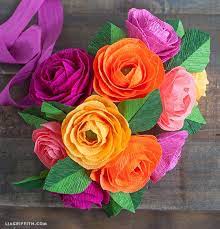Crepe Paper Ranunculus Paper Flowers Crepe Paper Paper Flowers Diy
