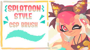 Splatoon 2 players have managed to find some workarounds, however, that have led to impressively detailed, photorealistic drawing on a nintendo switch isn't quite as simple as it was on wii u. Spear On Twitter My Splatoon Official Art Style Brush Is Done I Did My Best To Make It As Accurate As Possible I Hope You Ll Enjoy Using It Download It Here