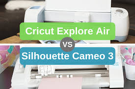 Cricut Explore Air Vs Silhouette Cameo 3 Personal Die Cutting