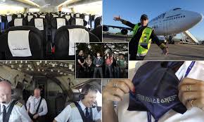 Iron maiden's boeing 747 is ready to fly again after being badly damaged on tour. Iron Maiden S Bruce Dickinson Gives Tour Of Band S Plane Ed Force One Daily Mail Online