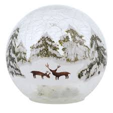 *free* shipping on orders $49+ and the best customer service! Mr Crimbo 6 Christmas Crackle Glass Ball Light Up Globe Decoration Led Ornament Reindeer Home Accessories Home Kitchen Mymobileindia Com