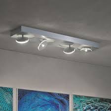Decken spots, deckenstrahler & weitere innenleuchten kaufen und von den vorteilen bei home24 profitieren: Escale Led Deckenstrahler Spot It 4 Flammig Verstellbar Wohnlicht