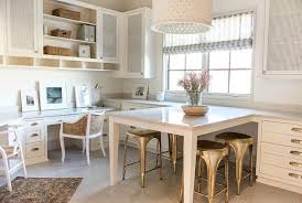 An attic turned artist's studio 11 photos. Craft Room Built In Cabinets Design Ideas