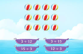 This division operations are used in representing fractions, the conversion of time and data as well as drawing geometric figures with multiple angles. Division Games For 3rd Graders Online Splashlearn