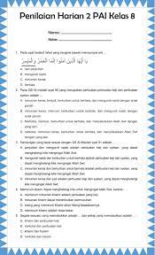 Dakwah nabi muhammad saw di madinah. Penilaian Pai Kelas 8 Bab 2 Worksheet