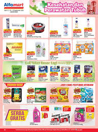 Selain katalog promo alfamart yang berlaku selama setengah bulanan, setiap akhir pekan alfamart juga mengeluarkan promo yang berlaku pada hari jumat, sabtu dan minggu yang biasa disebut promo jsm. Cek Katalog Harga Promo Alfamart Periode 1 15 September 2020 Diskon Besar Besaran Produk Kesehatan Dan Perawatan Tubuh Semua Halaman Hits