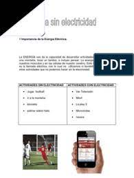 Un Dia Sin Electricidad Zouhair Pdf Conservacion De Energia Generacion Electrica