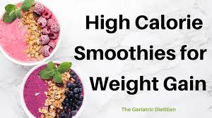 high calorie smoothies for weight gain