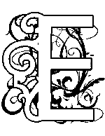 Illuminated Letters Coloring Pages