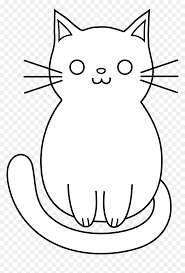 32,242 black and white cat clip art images on gograph. Simple Cat Clipart Black And White Hd Png Download Vhv