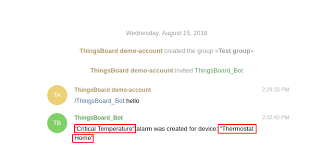 Maybe you would like to learn more about one of these? Notifications And Alarms On Your Smartphone Using Telegram Bot Thingsboard Professional Edition