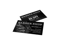 Design your own high quality barber business cards at 1800businesscards! Barber Shop Business Card Templates Mycreativeshop