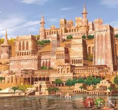 holy harem batman theme park in the middle east fantasy landscape fantasy art landscapes fantasy city