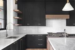 Is It Time For Black Kitchen Cabinets? | Out Of The Woods ...