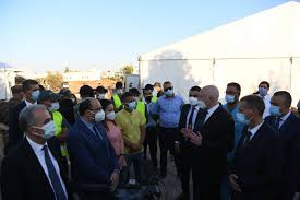 I sydost gränsar landet till libyen och i väster till algeriet. Hassan Tariq Au President Tunisien Les Travaux De Construction De L Hopital De Campagne Marocain Avancent
