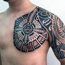 We publish celebrity interviews, album reviews, artist profiles, blogs, videos, tattoo pictures, and more. 80 Tribal Shoulder Tattoos For Men Masculine Design Ideas