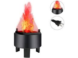 Enjoying an evening around the warmth and comfort of a radiant fire is exciting. 3d Led Fire Flame Effect Light 110v Electric Fake Campfire Lamp Artificial Flickering Flame Table Lamp Halloween Christmas Party Decorations Holiday Supplies For Bar Stage Home Newegg Com
