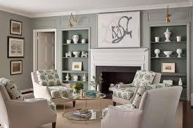 Gray And Green Living Room Design