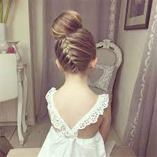 22 Adorable Flower Girl Hairstyles To Get Inspired Weddinginclude Girls Updo Hair Styles Little Girl Hairstyles