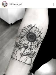 Cool 39 Impressive Black And White Sunflower Tattoo Ideas Tattoos Sunflower Tattoos Sunflower Tattoo